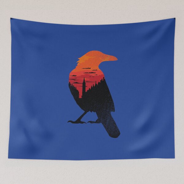 Item preview, Crow Silhouette and Sunset designed and sold by Bangtees.