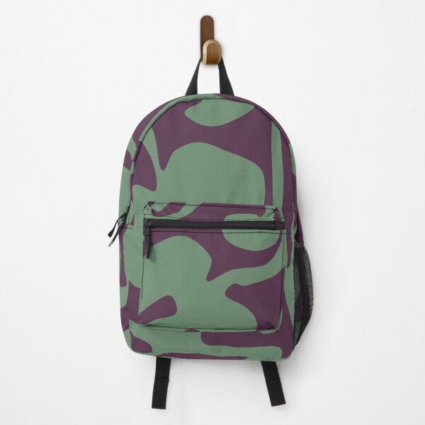 Item preview, Cozy Matisse Cutouts Inspired Floral Pattern in Kashmir Green and Purple designed and sold by Deutschic.