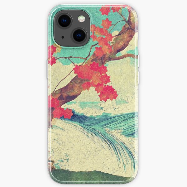 Waking to the Wild and Beautiful Ocean of Dhin iPhone Soft Case
