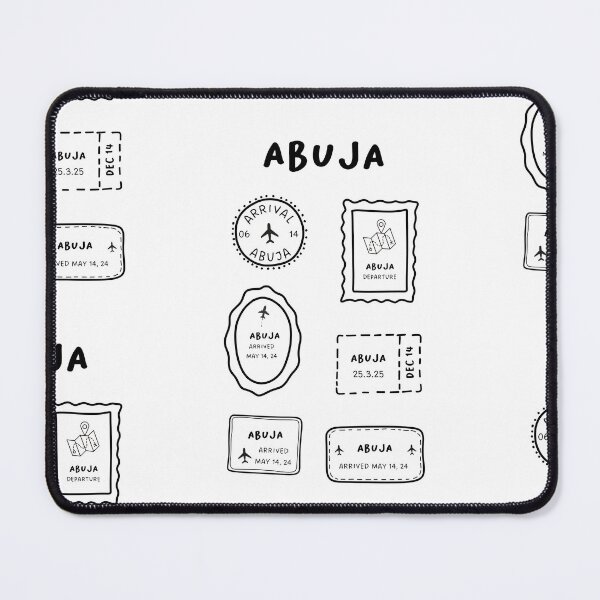 Item preview, Abuja | Travel Stamp Collection | Minimalist Design designed and sold by RM-Journey.