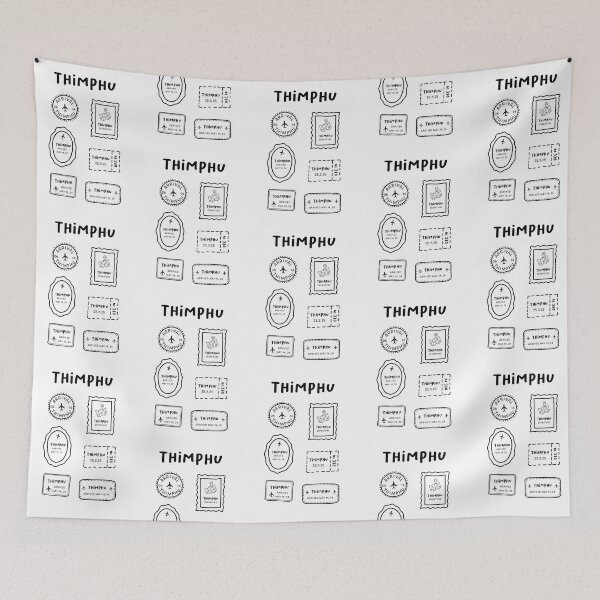 Item preview, Thimphu | Travel Stamp Collection | Minimalist Design designed and sold by RM-Journey.
