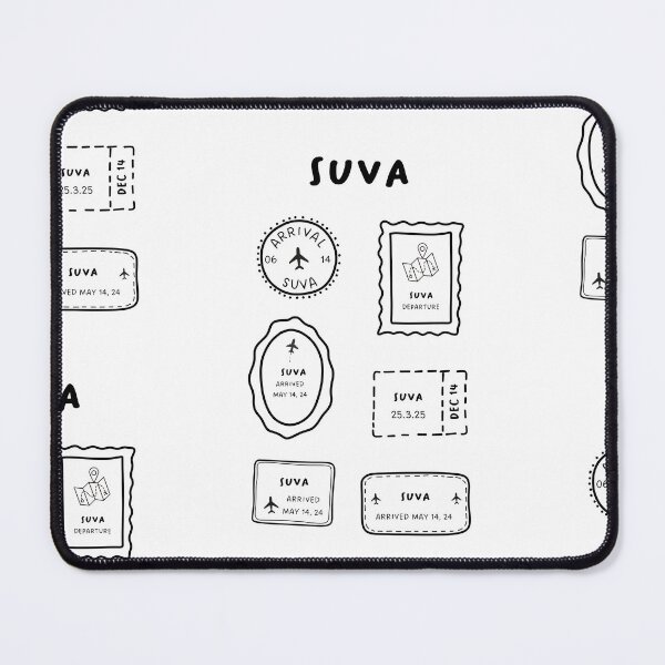 Item preview, Suva | Travel Stamp Collection | Minimalist Design designed and sold by RM-Journey.