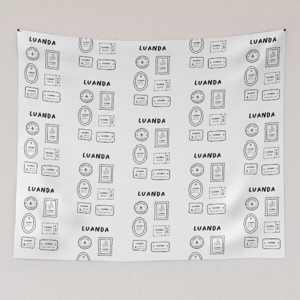Item preview, Luanda | Travel Stamp Collection | Minimalist Design designed and sold by RM-Journey.