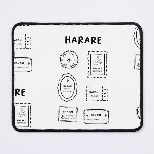 Item preview, Harare | Travel Stamp Collection | Minimalist Design designed and sold by RM-Journey.