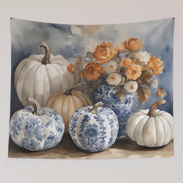 Item preview, Chinoiserie Autumn Tableau designed and sold by TheChinoiserie.