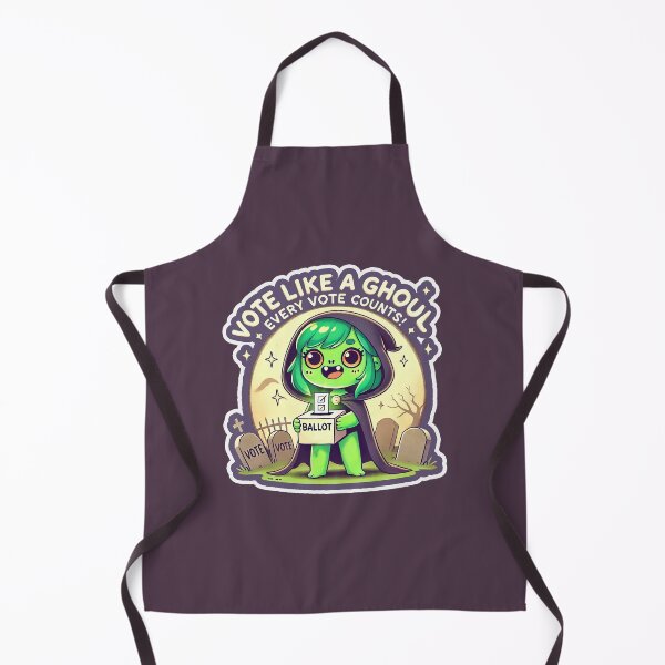 Item preview, Vote Like a Ghoul—Halloween Voting Cartoon designed and sold by hitechmom.