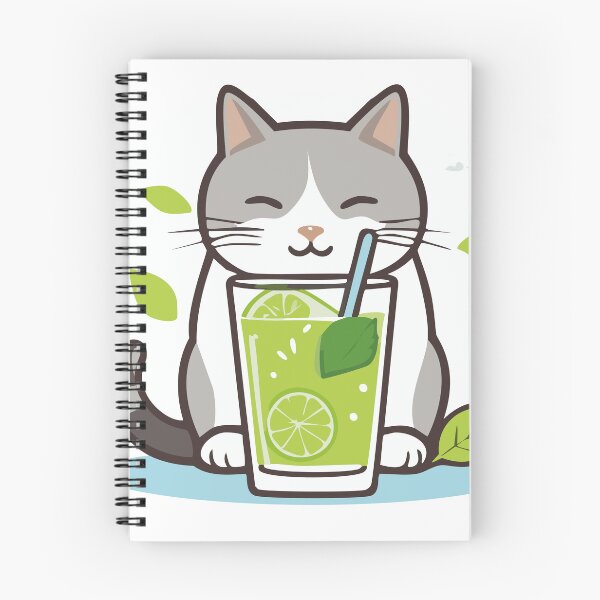 Item preview, Cute Kitten Enjoying a Mojito designed and sold by pureorganic.