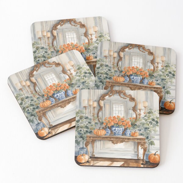 Item preview, Autumn Sunrise Chinoiserie Foyer designed and sold by TheChinoiserie.