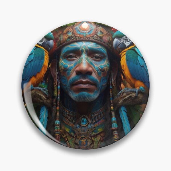 Item preview, Twin Blue Macaw Priest designed and sold by EvolvetoEcology.