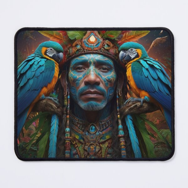 Item preview, Twin Blue Macaw Priest designed and sold by EvolvetoEcology.