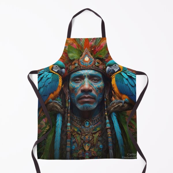 Item preview, Twin Blue Macaw Priest designed and sold by EvolvetoEcology.
