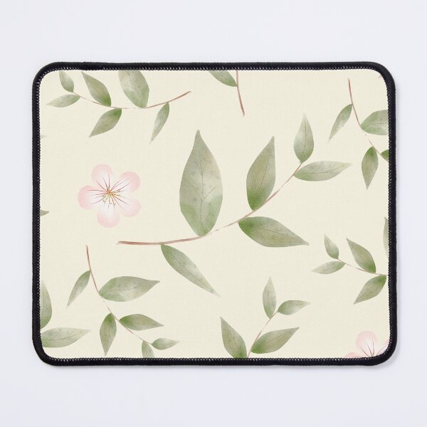 Item preview, Serene Green and Pink Botanical designed and sold by AmySevArts.