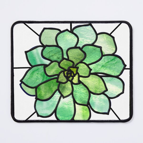 Item preview, Tree Aeonium in stained-glass style designed and sold by RuthGoring.