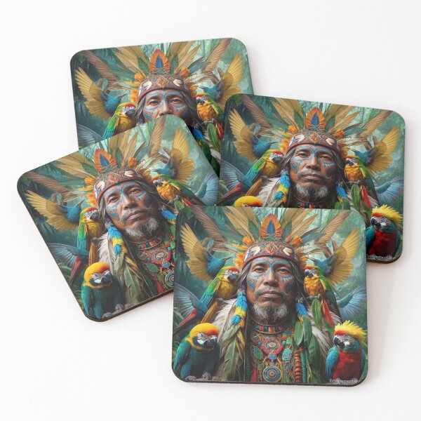 Item preview, Elder Macaw Chief designed and sold by EvolvetoEcology.