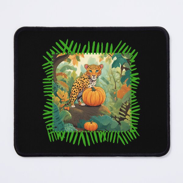Item preview, Halloween Pumpkins Pumpkin Leopard Autumn Animals designed and sold by Design_Your_Day.