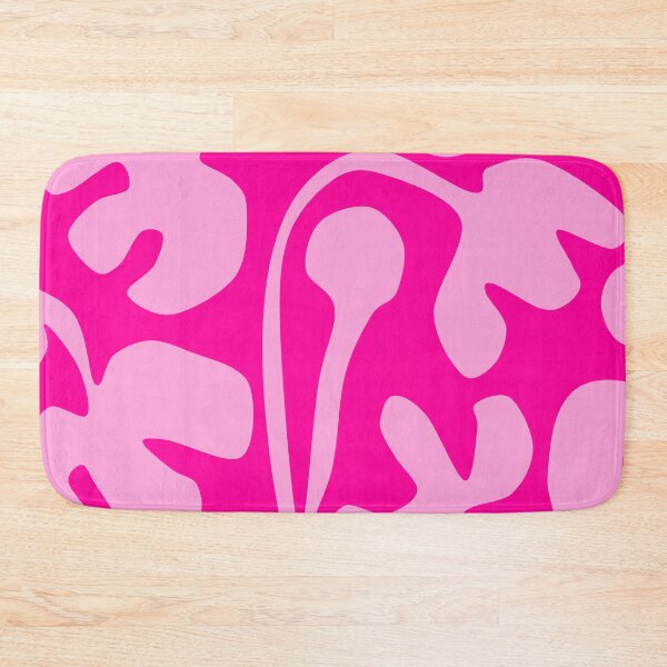 Item preview, Preppy Matisse Cutouts Inspired Floral Pattern in Hot Pink designed and sold by Deutschic.