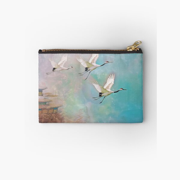 Item preview, Mystic Mountains and Cranes - Chinese Landscape Art designed and sold by Piotrek0001.
