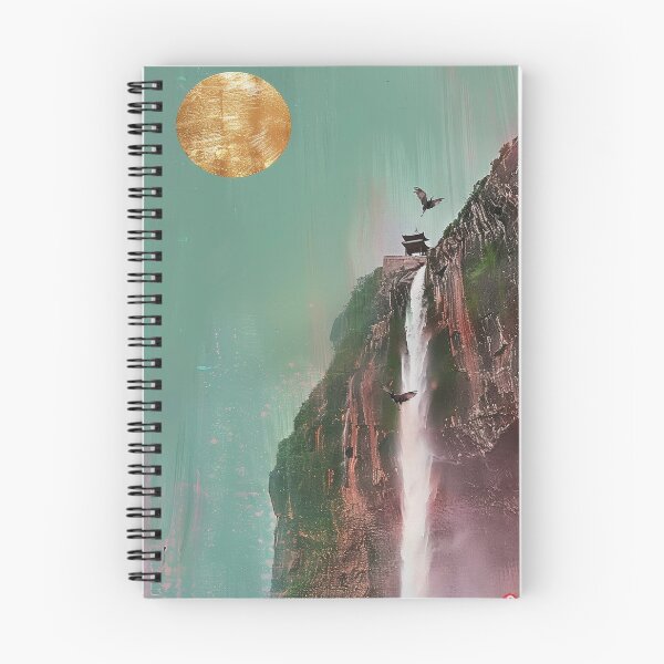 Item preview, Mystic Mountains and Cranes - Chinese Landscape Art designed and sold by Piotrek0001.