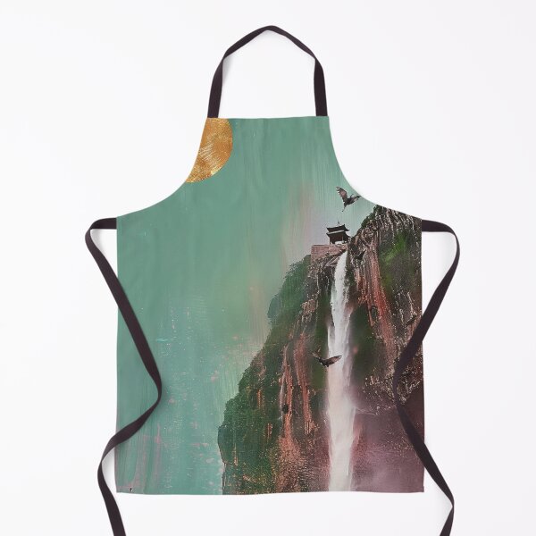 Item preview, Mystic Mountains and Cranes - Chinese Landscape Art designed and sold by Piotrek0001.
