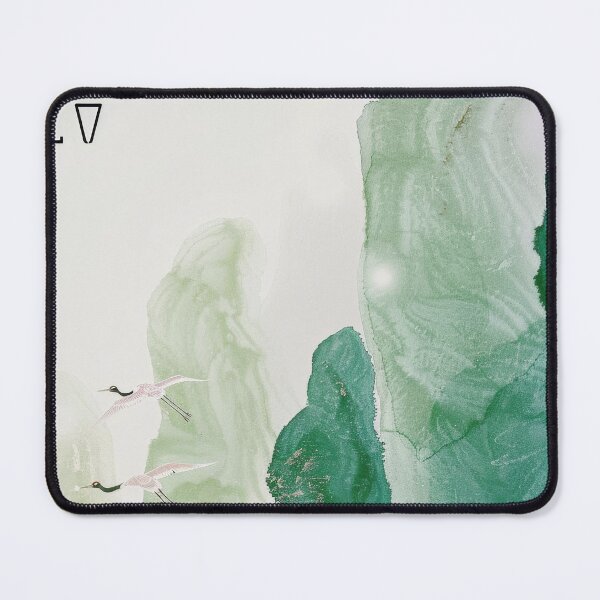 Item preview, Mystic Mountains and Cranes - Chinese Landscape Art designed and sold by Piotrek0001.