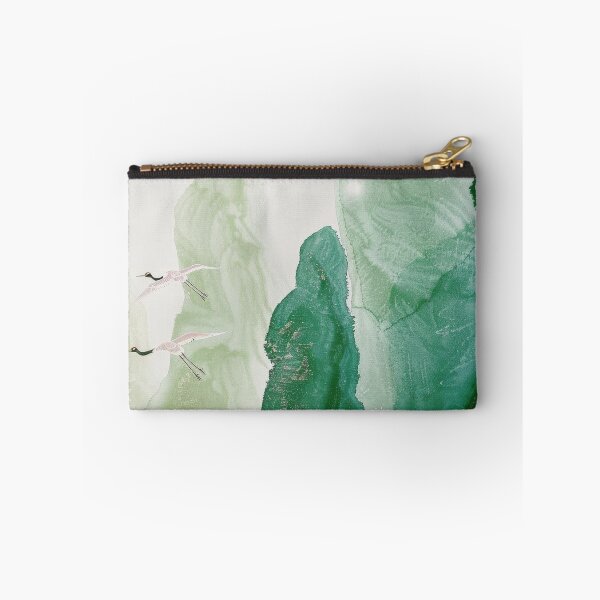 Item preview, Mystic Mountains and Cranes - Chinese Landscape Art designed and sold by Piotrek0001.