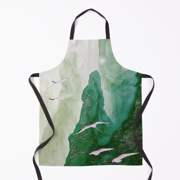 Item preview, Mystic Mountains and Cranes - Chinese Landscape Art designed and sold by Piotrek0001.