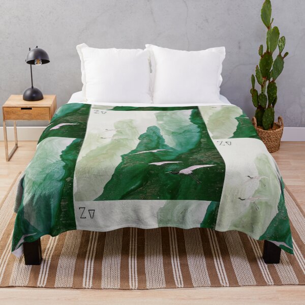 Item preview, Mystic Mountains and Cranes - Chinese Landscape Art designed and sold by Piotrek0001.