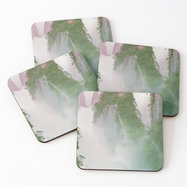 Item preview, Mystic Mountains and Cranes - Chinese Landscape Art designed and sold by Piotrek0001.
