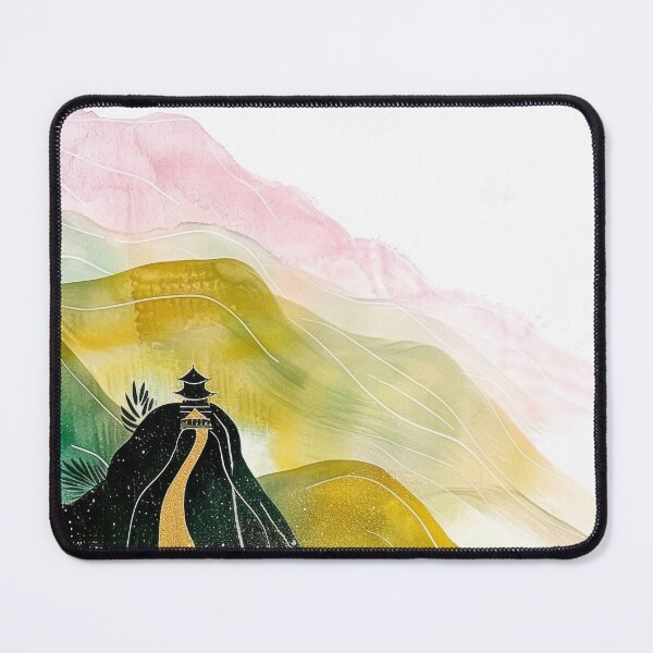 Item preview, Mystic Mountains and Cranes - Chinese Landscape Art designed and sold by Piotrek0001.