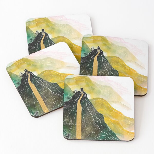 Item preview, Mystic Mountains and Cranes - Chinese Landscape Art designed and sold by Piotrek0001.