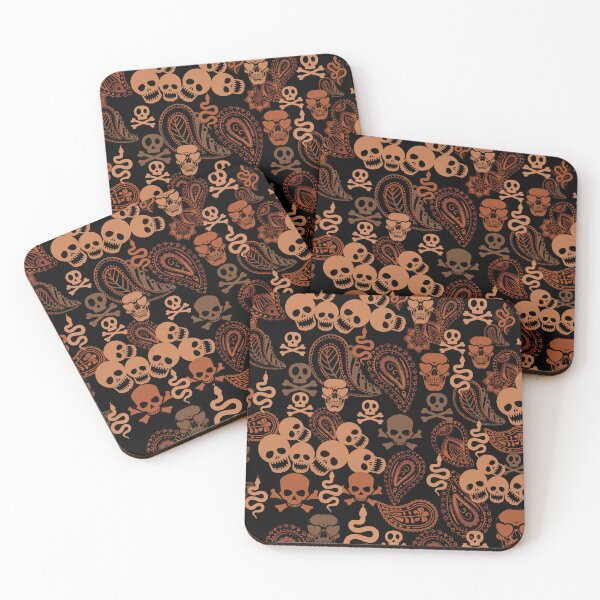 Item preview, Paisley, Skull and Snake Halloween Special Pattern designed and sold by Elkadirifarm.