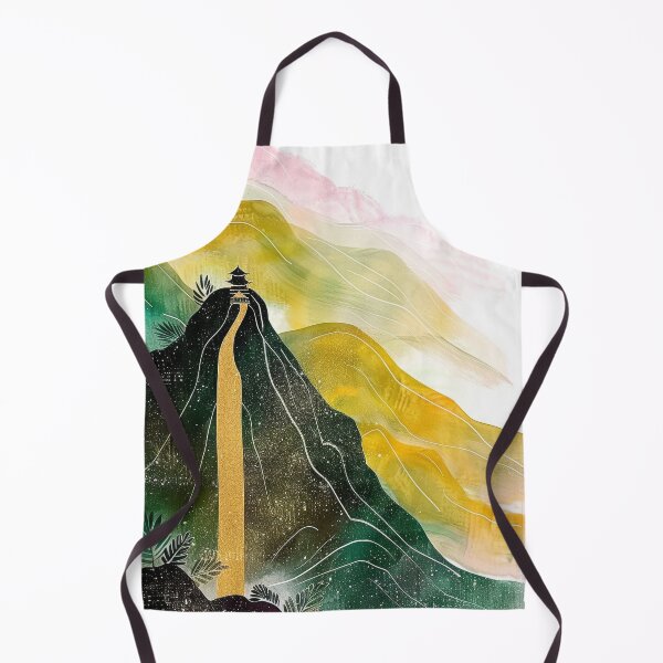Item preview, Mystic Mountains and Cranes - Chinese Landscape Art designed and sold by Piotrek0001.