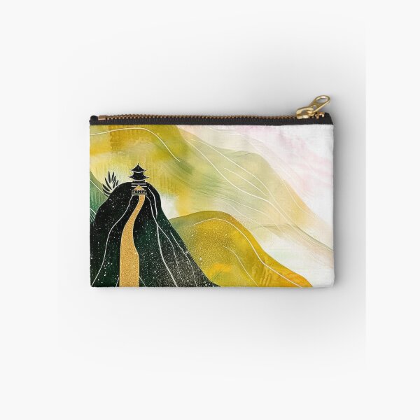 Item preview, Mystic Mountains and Cranes - Chinese Landscape Art designed and sold by Piotrek0001.