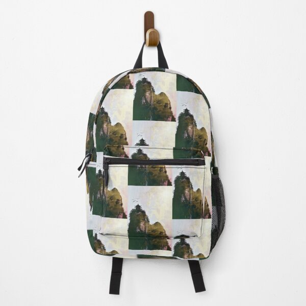 Item preview, Mystic Mountains and Cranes - Chinese Landscape Art designed and sold by Piotrek0001.