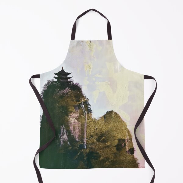 Item preview, Mystic Mountains and Cranes - Chinese Landscape Art designed and sold by Piotrek0001.