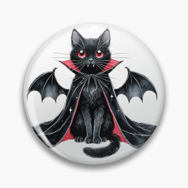 Item preview, Winged vampire cat designed and sold by II0FU5.