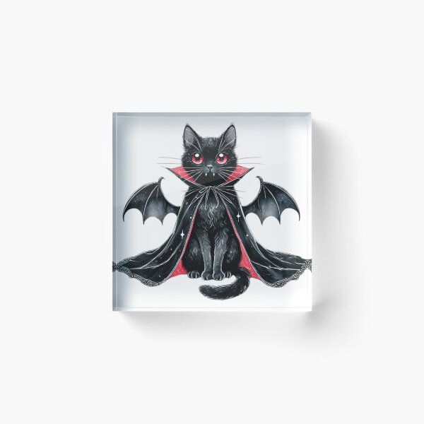 Item preview, Winged vampire cat designed and sold by II0FU5.
