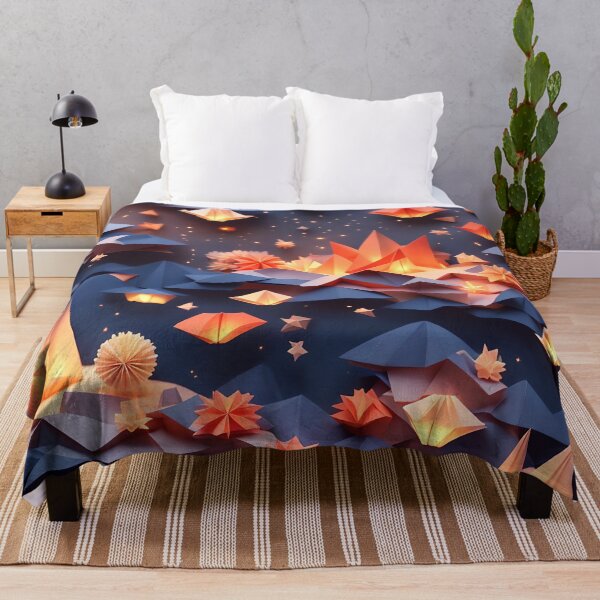 Item preview, Origami Art - A Night of Flames and Fireworks designed and sold by ArtfulFolds.
