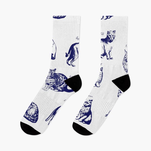 Item preview, Retro Cat Breed Repeating All-over Print (Ragdoll, Maine Coon, British Shorthair, Persian, Scottish Fold, Siamese, and more) designed and sold by mindful iris.