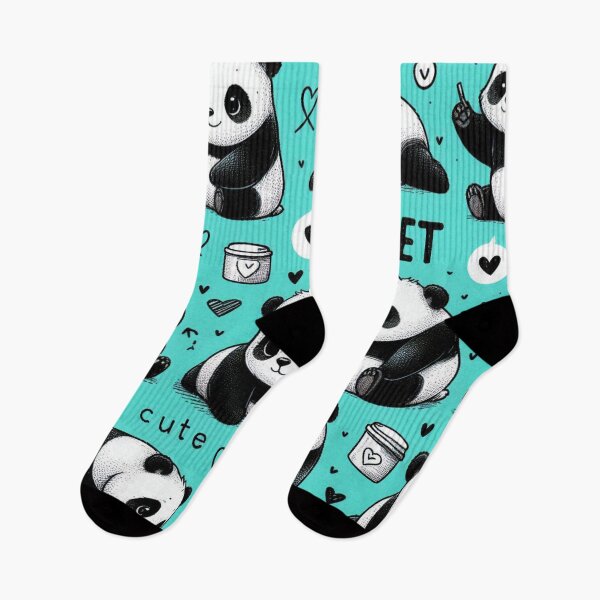 Item preview, Cute Fluffy Panda Bear Cartoon Kawaii designed and sold by Yas_oma.