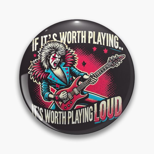 Item preview, If It's Worth Playing It's Worth Playing Loud Classic Rock designed and sold by Victor Shadehorn.