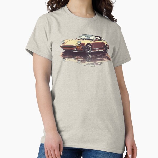 Item preview, Vintage Porsche 911 Targa illustration designed and sold by blackdogshop.