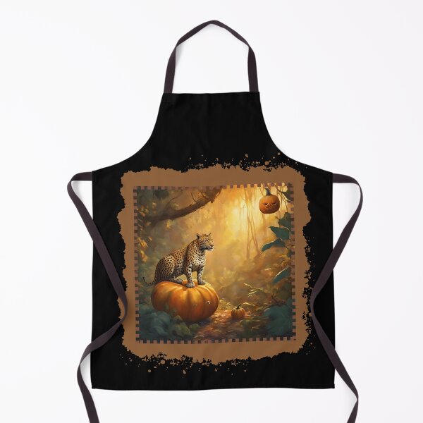 Item preview, Halloween Pumpkins Pumpkin Leopard Autumn Animals Nature designed and sold by Design_Your_Day.