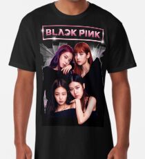 Camiseta larga Rosa negro