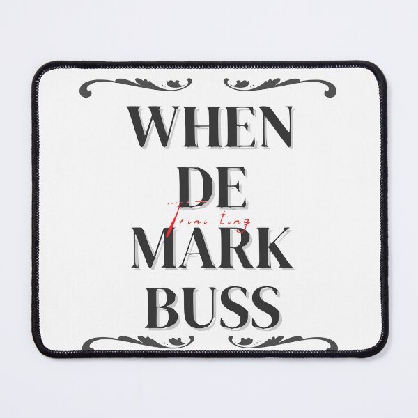 Item preview, Caribbean Trini Wisdom Quote Design, "When De Mark Buss", Trini Proverbs, Bold Trinidadian Quote designed and sold by KaribbeanPosse.