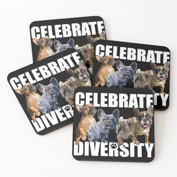 Item preview, Funny Frenchie Diversity designed and sold by Just-Arts-4U.