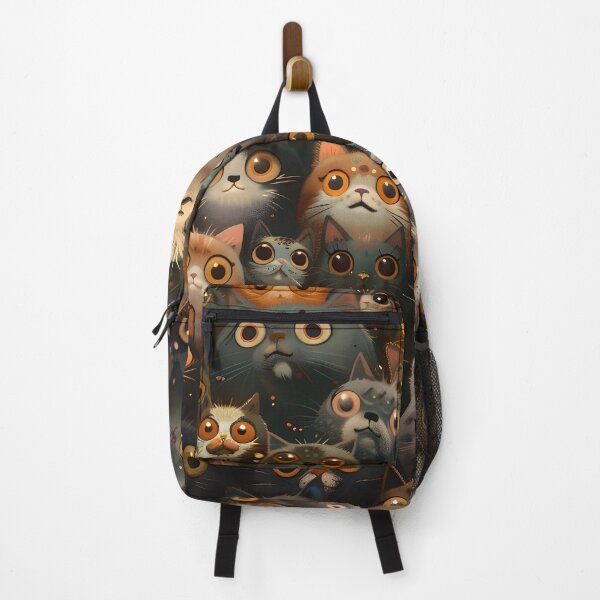 Item preview, Adorable cartoon cat collage print designed and sold by dcrc.