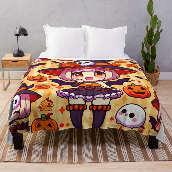 Item preview, Kawaii Halloween chibi pattern 1.0 designed and sold by StickyGuys.