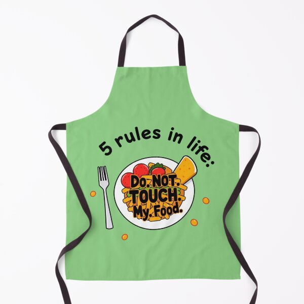 Item preview, 5 rules in life: Do. Not. Touch. My. Food. designed and sold by Bratak.