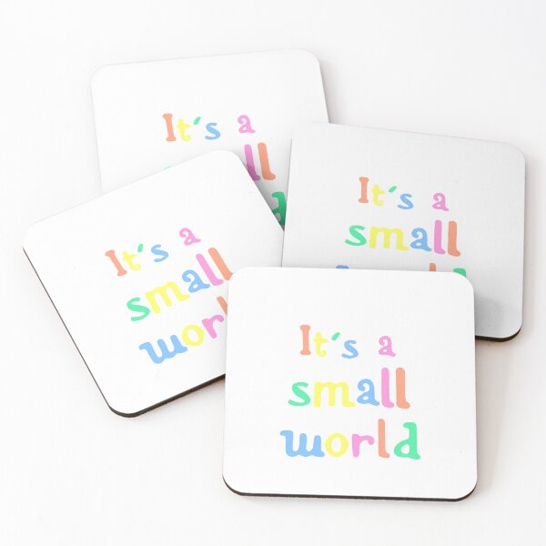 Item preview, Small World Colorful Font Sticker designed and sold by Brooke’s Broadway Stickers.